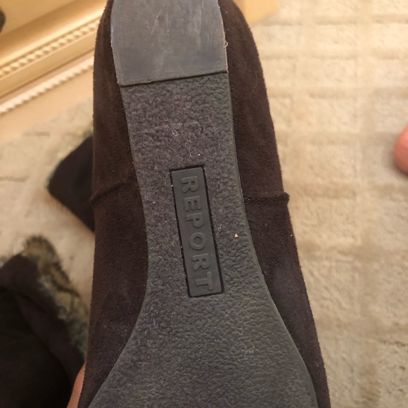 NWOT Vegan suede brown boots - Picture 8 of 8